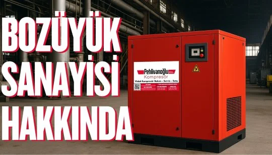 Bozüyük Kompresör Servisi, Vidalı Kompresör Bakımı ve Revizyon Hizmetleri