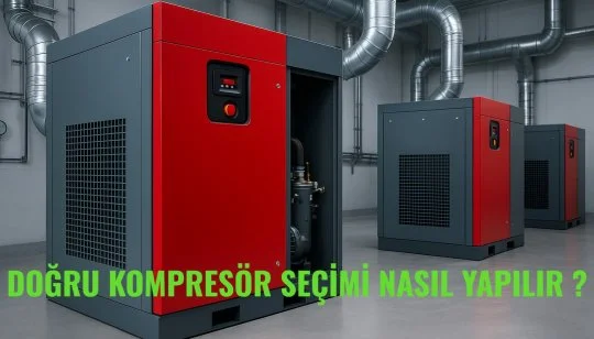 Eskişehir’de Doğru Vidalı Kompresör Seçimi: Teknik Hesap, Enerji ve Ömür Odaklı Yol Haritası
