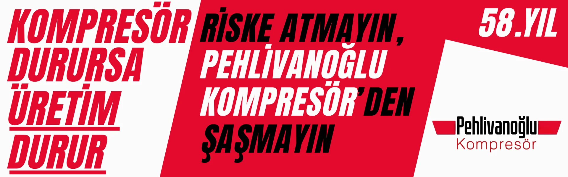 kompresör durursa üretim durur pehlivanoğlu