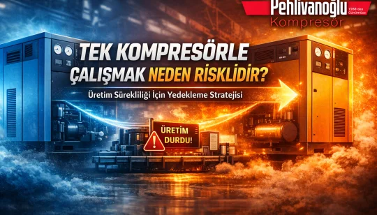 Tek Kompresörle Çalışmak Neden Risklidir? Üretim Sürekliliği İçin Yedekleme Stratejisi
